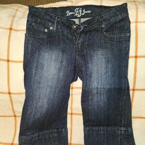 Classy Knee Length Denim Shorts, Women's Size 5